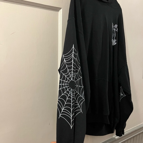 Other - Black Spiderweb Tattoo Hoodie Men’s 3XL Mario Aguilar Midtown Tattoo